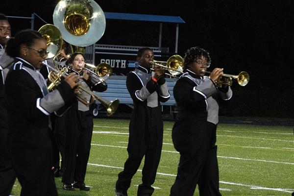 Meade High School Marching Band Performing
